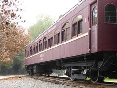 Linke Hofmann 1923 passenger car on display at Santiago Railway Museum