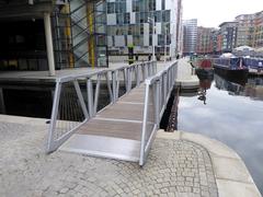 The Rolling Bridge at Paddington Basin