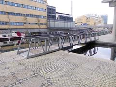 The Rolling Bridge at Paddington Basin