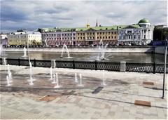 Moscow Kadashevskaya Embankment view