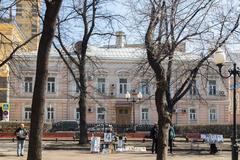 Alekseyeva Mansion on Gogolevskiy Boulevard in Moscow, Russia