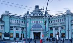 Belorussky Rail Terminal in Moscow