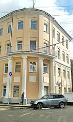 Cultural heritage building in Bolshoy Ovchinnikovsky Lane, Russia