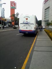 Official Zorros de ITESZ bus parked in Morelia