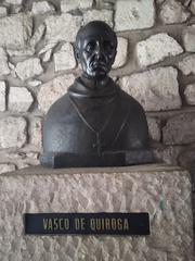 Bust of Vasco de Quiroga at San Nicolás College