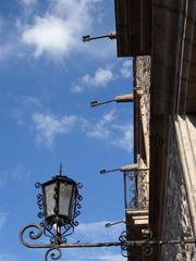 architectural detail in Morelia, Michoacan, Mexico