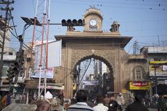 Mathura cityscape view in India