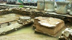 Ruins of Cais do Valongo in Rio de Janeiro