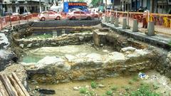 Ruins of Cais do Valongo in Rio de Janeiro