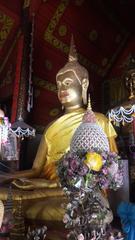 Pra Chao Khang Khom Buddha image at Wat Srikerd in Chiang Mai