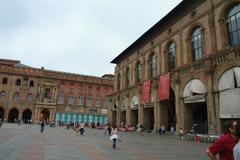 Palazzo d'Accursio and Palazzo del Podestà in Piazza Maggiore, Bologna