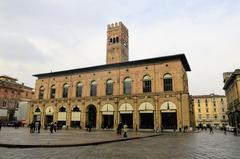 facade of Palazzo del Podestà in Bologna