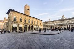 Piazza Maggiore in Bologna, Italy