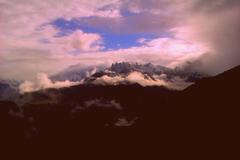 Scenic view of North Pakistan landscape after rain