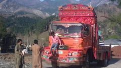 Traditional Truck in Northern Areas, Pakistan