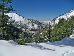 snow-covered landscape in northern Pakistan