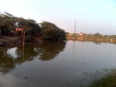 Deep lake in Aurangabad village