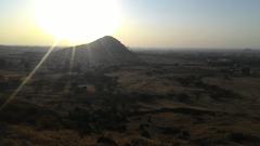 Aurangabad town view from a mountain