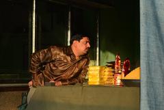 man at a snack shop in Bikaner