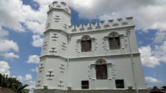 side view of Fort Margherita in Malaysia