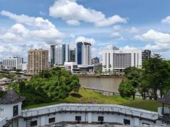 Kuching waterfront view from Fort Margherita