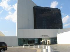 John F. Kennedy Presidential Library and Museum next to UMass Boston