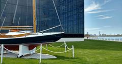 Sailboat 'Victura' at John F Kennedy Presidential Library and Museum