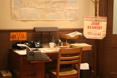 1960 John Kennedy campaign desk and typewriter