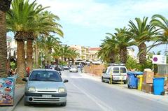 Rethimno, Crete coast with Venetian buildings