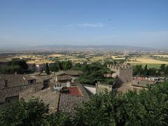 Assisi and Santa Maria degli Angeli monument in Italy