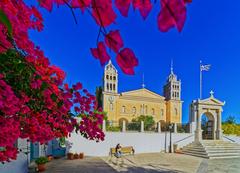 The village of Levkes on the Island of Paros