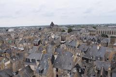 panoramic view of Dinan, France