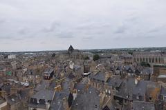 Panoramic view of Dinan