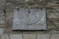 Sundial in Dinan, Grand Rue, Côtes-d’Armor, Brittany, France