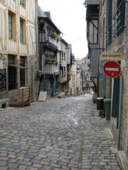 photograph of Dinan's old town