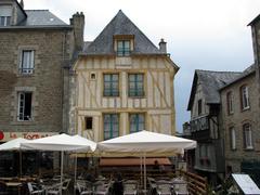 historic town square in Dinan