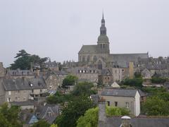 View of Dinan and the Basilica of St. Sauveur