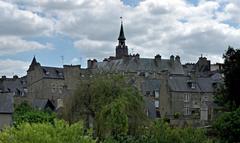 Dinan cityscape featuring the Clock Tower