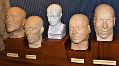 Death Masks at Old Melbourne Gaol