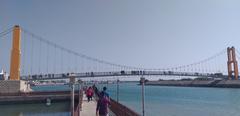 Sudama Setu on Gomti River in Dwarka, Gujarat, India