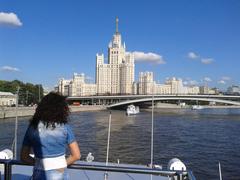 Moskva River and Kotelnicheskaya Embankment Building