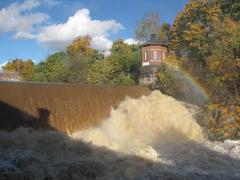 The rapids on the river Vantaa