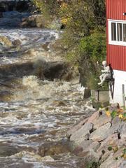 rapids on the river Vantaa