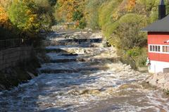 rapids on the river Vantaa