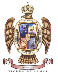 modified coat of arms of Orizaba with a dove