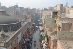 Inside view of Dehli Gate with intricate architectural details