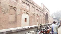 side entrance inside Delhi Gate monument in Pakistan