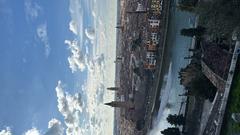 a view of Verona from Castel San Pietro