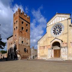 San Zeno Tower monument in Italy