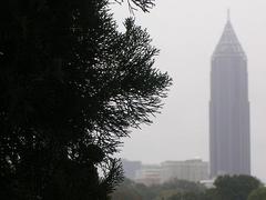 Bank of America building viewed from the Botanical Gardens